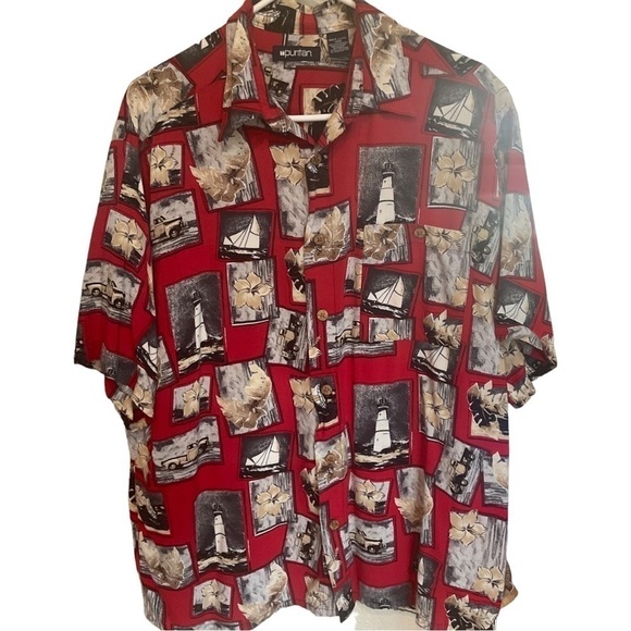 PURITAN MENS SHIRT SIZE LARGE - Picture 1 of 4